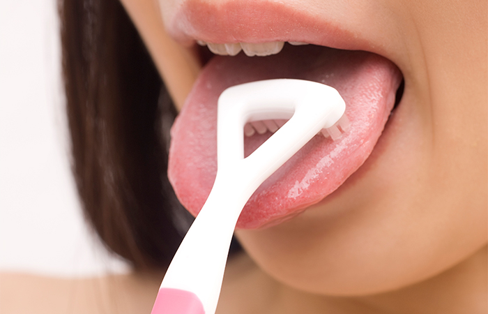 舌のクリーニング
